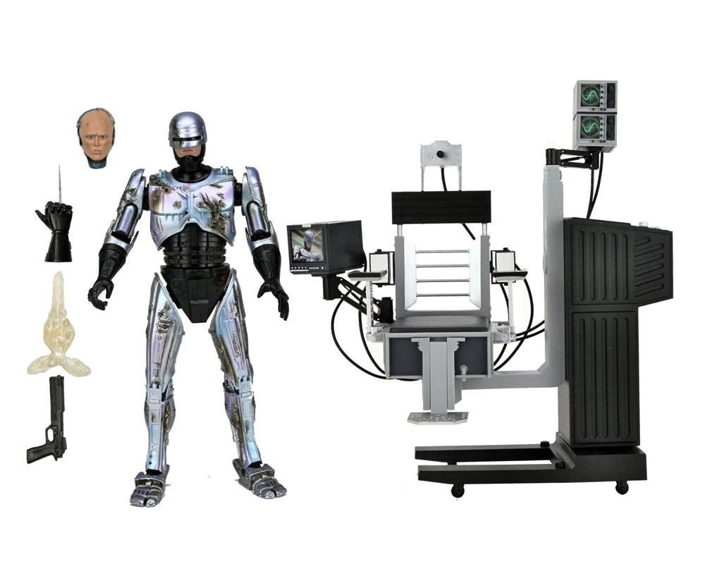 RoboCop Figura Ultimate Battle Damaged RoboCop with Chair 18 cm