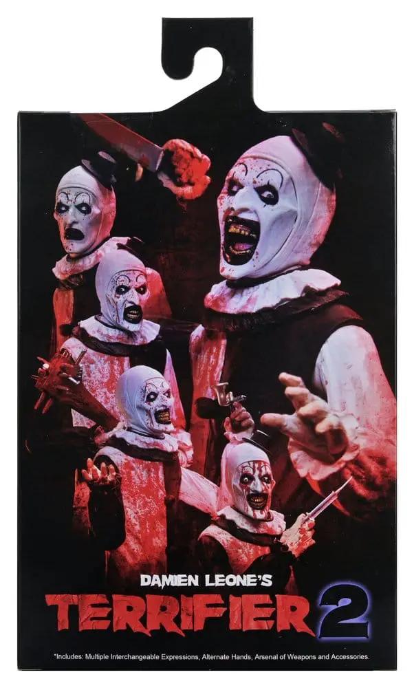 Terrifier 2 Ultimate Figura Art the Clown (Blood Splattered) 18 cm