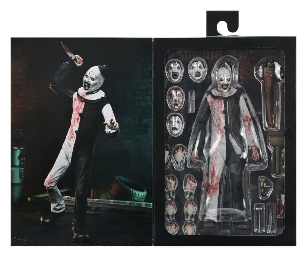 Terrifier 2 Ultimate Figura Art the Clown (Blood Splattered) 18 cm