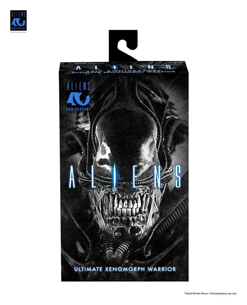 Aliens Ultimate Figura Warrior (1986) Xenomorph Black (40th Anniversary) 23 cm