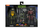 Tortugas Ninja (1990 Movie) Figura Roof Top Battle Shredder vs Leo 18 cm