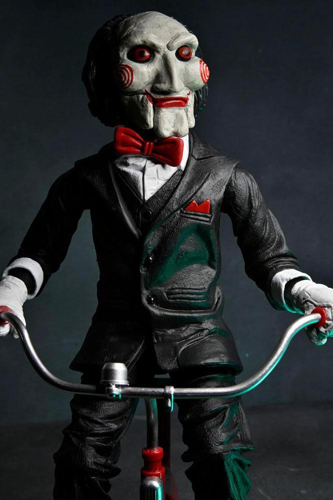 Saw Figura con sonido Billy con Triciclo 30 cm