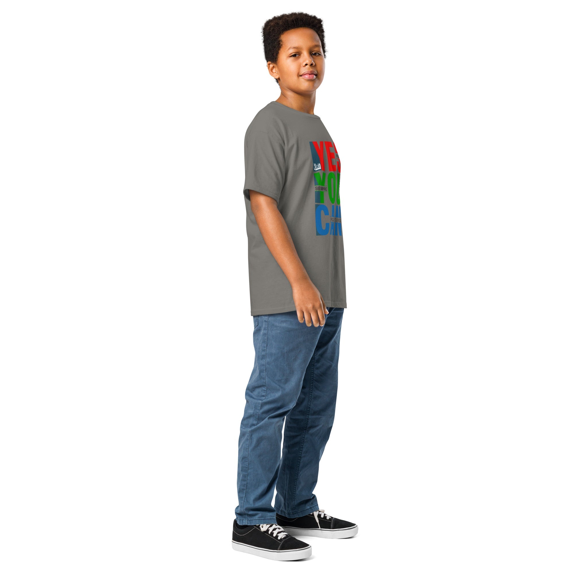 Camiseta para niño Piensa Positivo