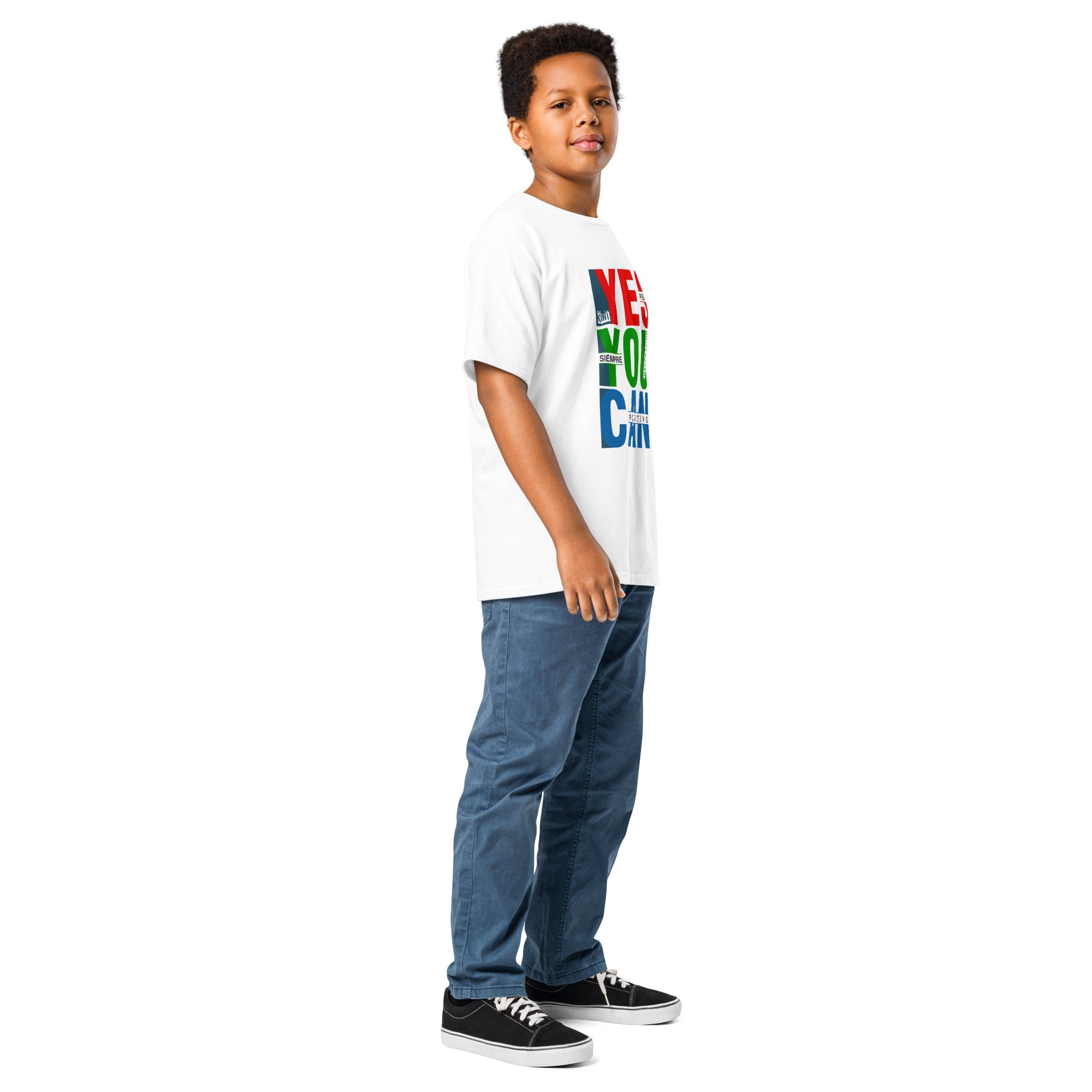 Camiseta para niño Piensa Positivo