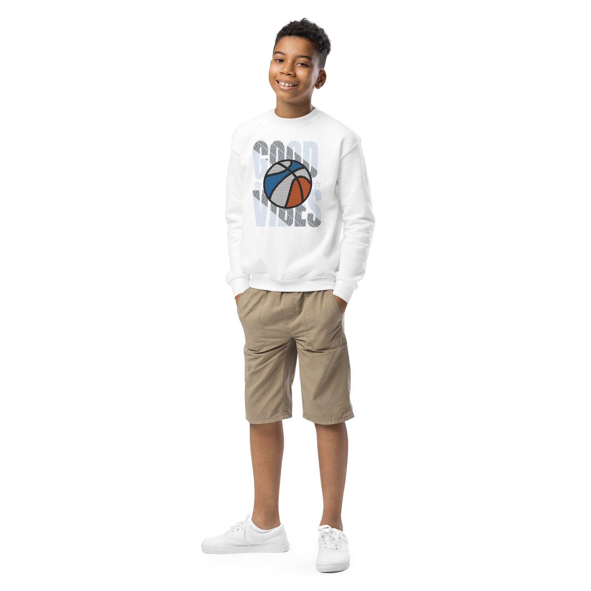 Sudadera clásica niño Kini Never Give Up Basket