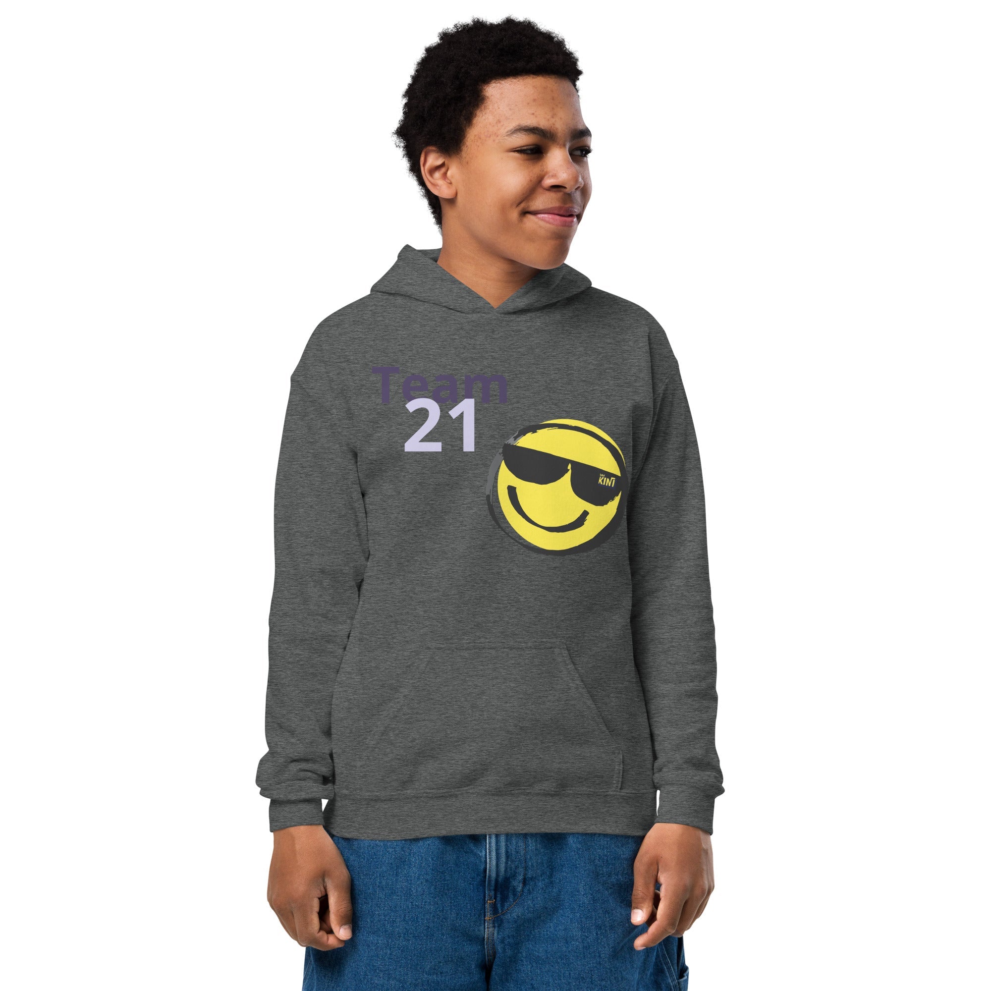 Sudadera cálida con capucha para niño Kini Team 21