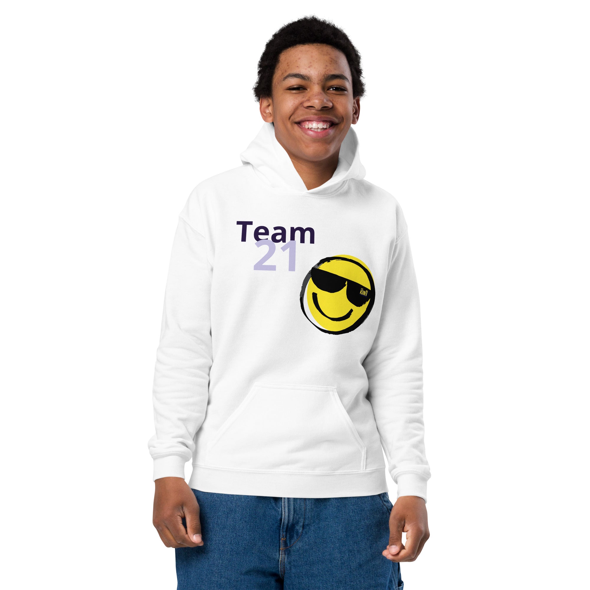 Sudadera cálida con capucha para niño Kini Team 21