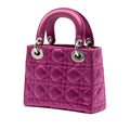 Mini Satin Cannage Lady Dior