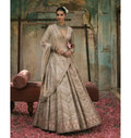 Chevron Lehenga With Jaal Sleeve Lehenga Set By KYNAH, Luxury Indian Fashion & Bridal Wear