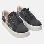 Zapatillas Urbanas de Mujer Frida Kahlo Multicolor - Cuero Vegano  | CHULA Tulum