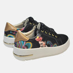 Zapatillas Urbanas de Mujer Frida Kahlo Multicolor - Cuero Vegano  | CHULA Tulum