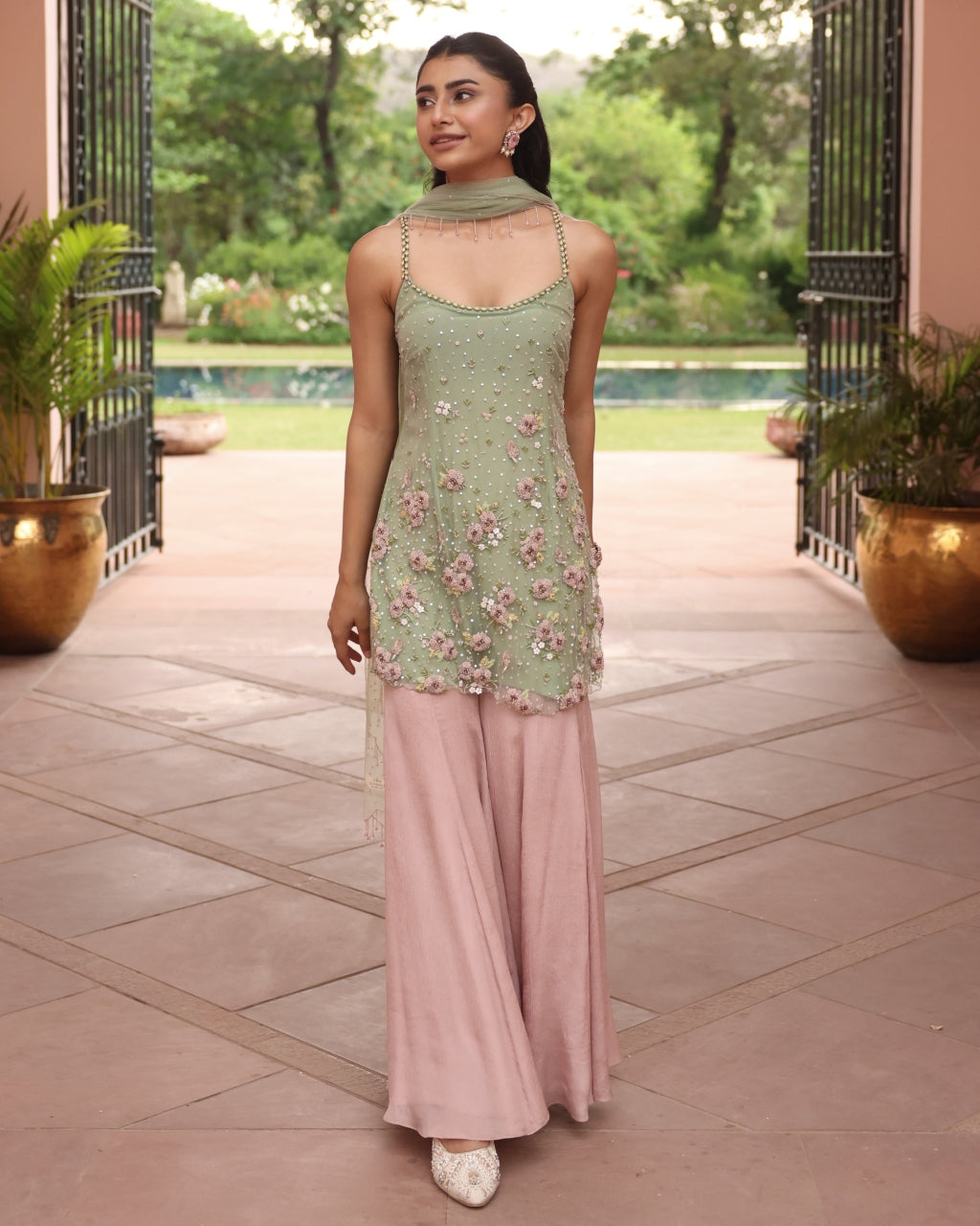 Zaria Sharara Set By KYNAH, Luxury Indian Fashion & Bridal Wear