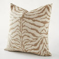 Zebra Print Jacquard Throw Pillow 20"